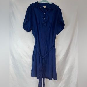 *NWT* St. John's Bay - Women’s Navy  Dress With Sash Size 3X